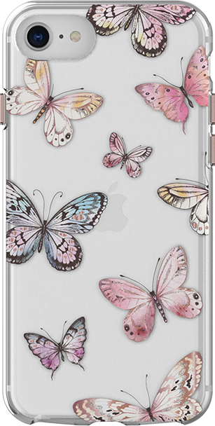 Karma by Body Glove Pink Butterflies Case - iPhone SE (2020-2022)/8/7 - Multi